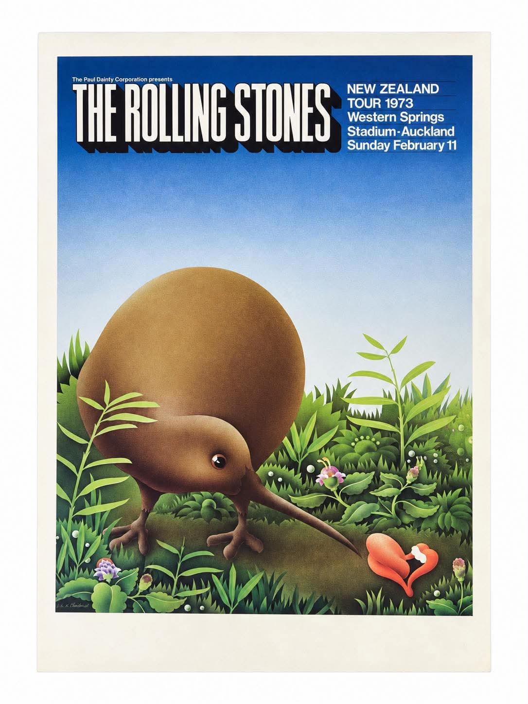 The Rolling Stones Poster 'New Zealand' Edition