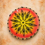 Large Round Hand Held Drum