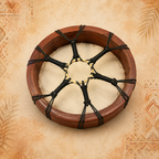 Large Round Hand Held Drum
