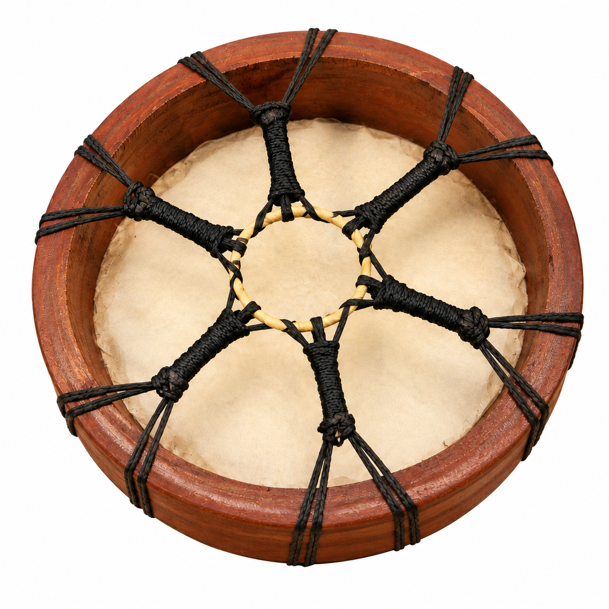 Large Round Hand Held Drum