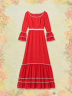 Original Vintage 1960's Maxi Dress