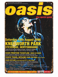 Oasis Tin Sign